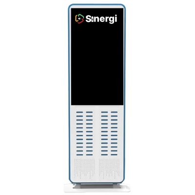 Weimi Station CS48 - High-capacity charging station with 48 slots for power bank rental. Ideal for high-traffic locations, venues, and commercial centers.